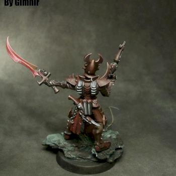 Dark eldar kabalite warrior. by seyerlerver