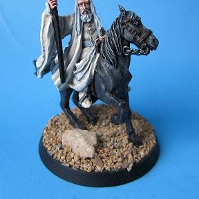 Saroumane à cheval by Berou