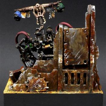 Ghazghkull Thraka on Plinth by BloodyBeast.com