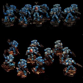 Ultramarine Tactical Squad by AkhRa