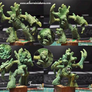 Treeman work in progress by Scibor