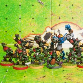 Blood Bowl Orc Team by kasimir74