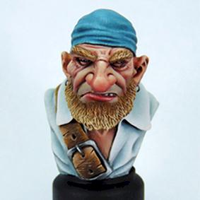 Dwarf Pirate bust by JmB