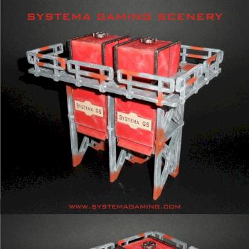 NEW! BASE-0 Storage Silo - MDF laser cut terrain by SystemaGamingScenery