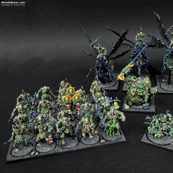 Nurgle Daemons of Chaos Army by BloodyBeast.com