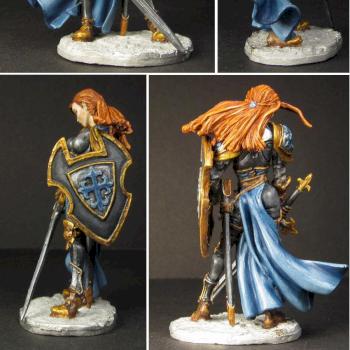 Female Crusader by webwaypainting