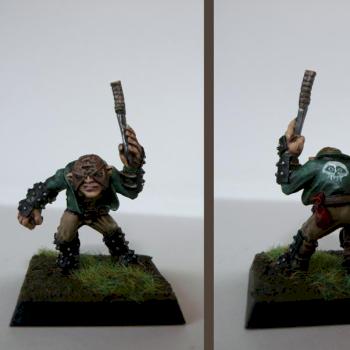 Halfling with a knife by Ignacja