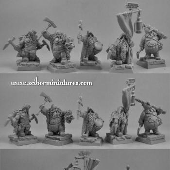 Dwarves Miners by Scibor
