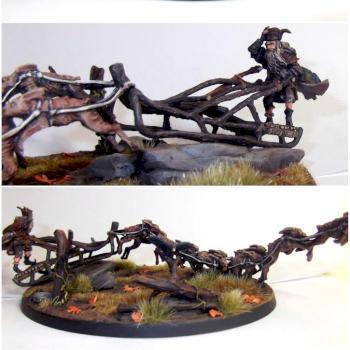 Radagast on Sleigh by PeteRay