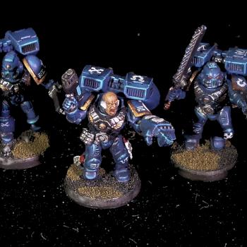 Ultramarine Assault Squad by P4Painting