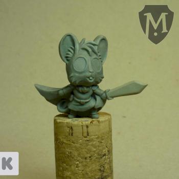 Gerbil Adventurer by Meridian Miniatures