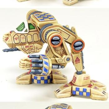 15mm scale Nova / Black Hawk battle mech by Tehnolog by Manu Fox