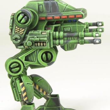 15mm scale Warhawk / Masakari battle mech by Tehnolog by Manu Fox