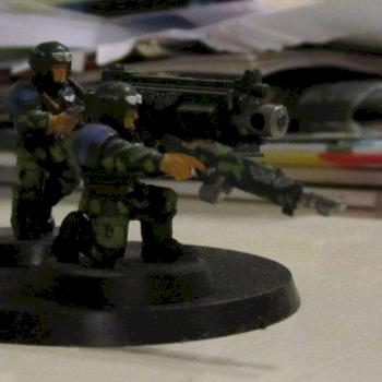 Imperial Guard Heavy Bolter team - Early modification by wham