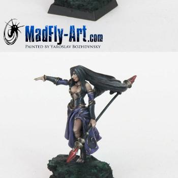 Dark Elves Sorceress by MadFlyArtStudio