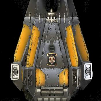 Space wolves drop pod by Roadwind