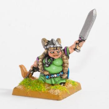 Female Dwarf Fighter / Cleric by gregorydecat