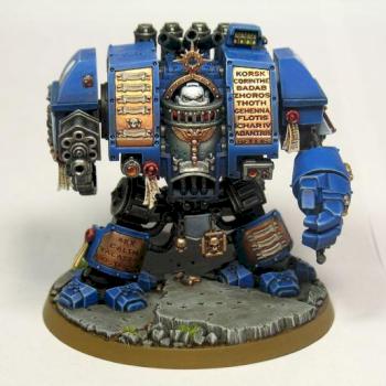 Venerable Dreadnought Ultramarines Chapter by Dehn