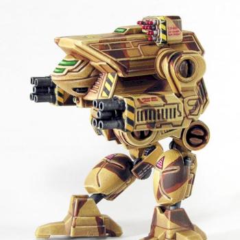 15mm scale Dire Wolf / Daishi battle mech by Tehnolog by Manu Fox