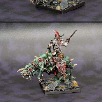 Kazyk the Befouled on Rot Beast by Jambot