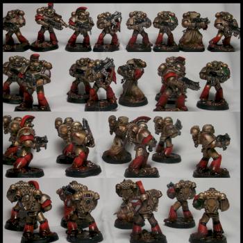 Space Marine Minotaur's Tactical Squad by Sasa0mg