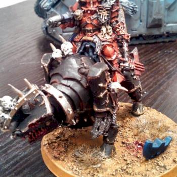 Lord Skald, Khorne Lord on Juggernaut by Planefall