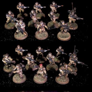 Cadian Shocktroops by P4Painting