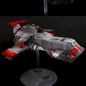 Grey Knights Thunderhawk Gunship by War and Paint