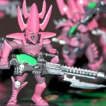 Dark Eldar Warrior with Splinter Cannon by RuB1X