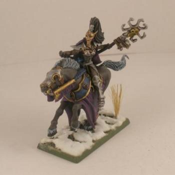 dark elf sorceress on dark steed by jonlaw82