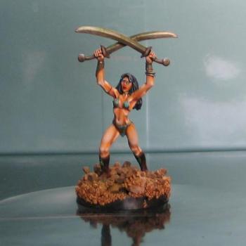 Reaper Barbarian female by Tatoshka