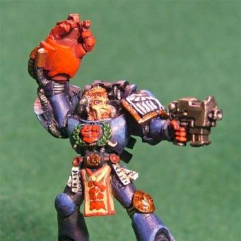 Crimson Fists Captain Cortez by Midge913