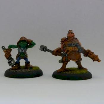 Cygnar Mechanik & Goblin Bodger by Stront