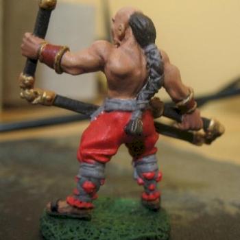Warrior Monk back View by nestersan