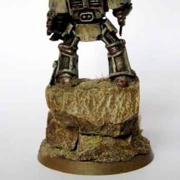 Dark Angels Terminator - Weathering Challenge by Saiyaness