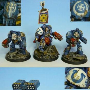 ultramarine terminator squad by RAFF