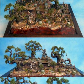 Wolfen Diorama by Jamie