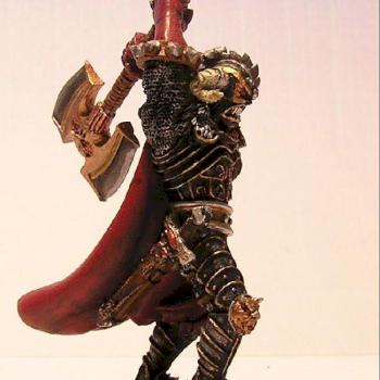 Demon knight with Axe by keyril