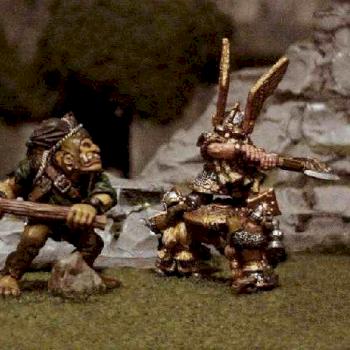 Mordheim Ogre Vs Dwarf King Alrik by 13thwarrior