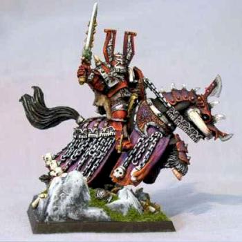 Mounted Chaos Lord of Khrone by UkkoLOurs