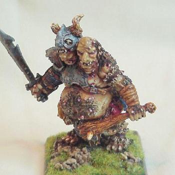 Lardgump, Two-Headed Troll by chaney