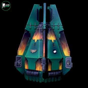 Salamanders Deathstorm Drop Pod by castlebrush