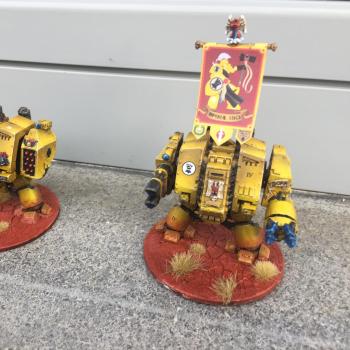 Imperial fist dreadnoughts by davve