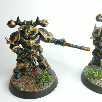 Black Legion Chaos Space Marines by Iamgeorgeous