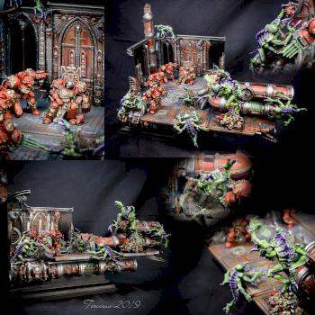 Space hulk diorama 2 by Terecius