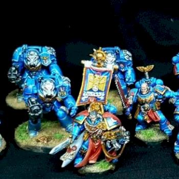 Battle ready Ultramarines army by Pahaere