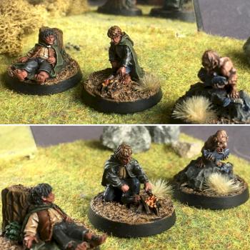Frodo, Sam und Gollum LOTR by kämpfer