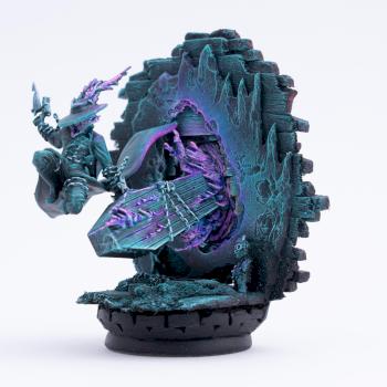 Malifaux Guild Death Marshall Diorama by Marshmalador