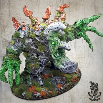 Bouldergnaw, custom built rogue idol by Maho
