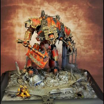 Khorne Chaos Knight by Ukrath